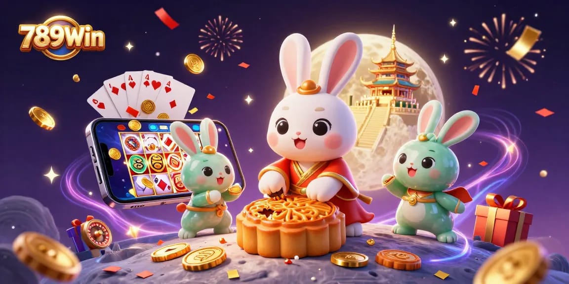 Experience thrill with 789Win’s captivating 3D illustration showcasing casino games in action.