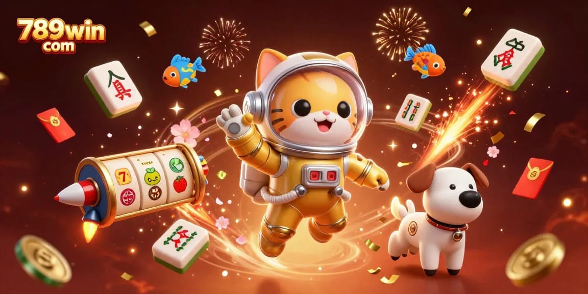 Engage with exciting gameplay at 789win com, featuring vibrant slot reels and unique characters.