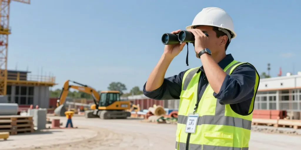 Construction Site Security by trusted local professionals safeguarding a site with diligence.