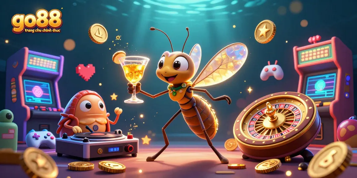 Spin the golden roulette with go88 trang chu chinh thuc in a vibrant 3D casino scene featuring unique characters.