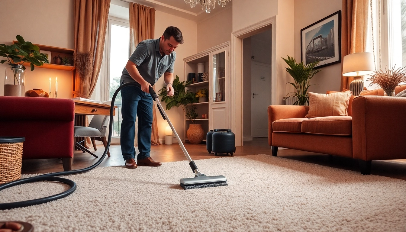 Professional Lavaggio tappeto Milano service revitalizing a beautiful carpet in a stylish home.