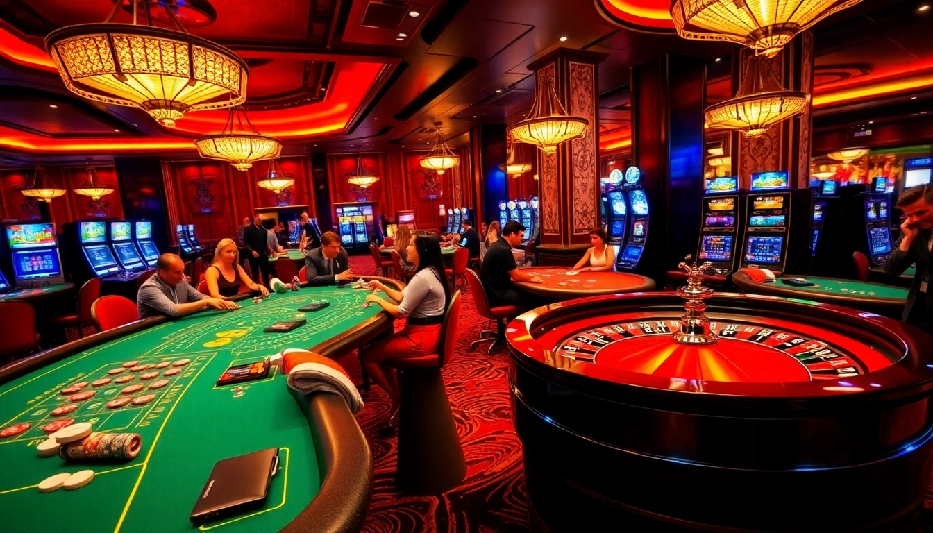 Experience the thrill of gaming at ku88 casino with vibrant tables and exciting players.