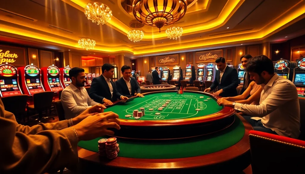 Playing poker at https://rr88.lat/, showcasing excitement and casino ambiance.