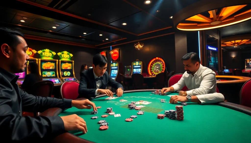 Experience thrilling gameplay at tx88's luxurious casino with poker, slots, and roulette.