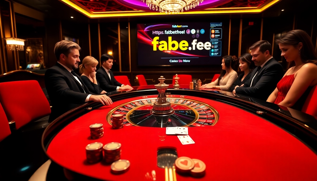 Feeling the thrill at https://fabet.free/ while placing bets on a luxurious casino roulette table.