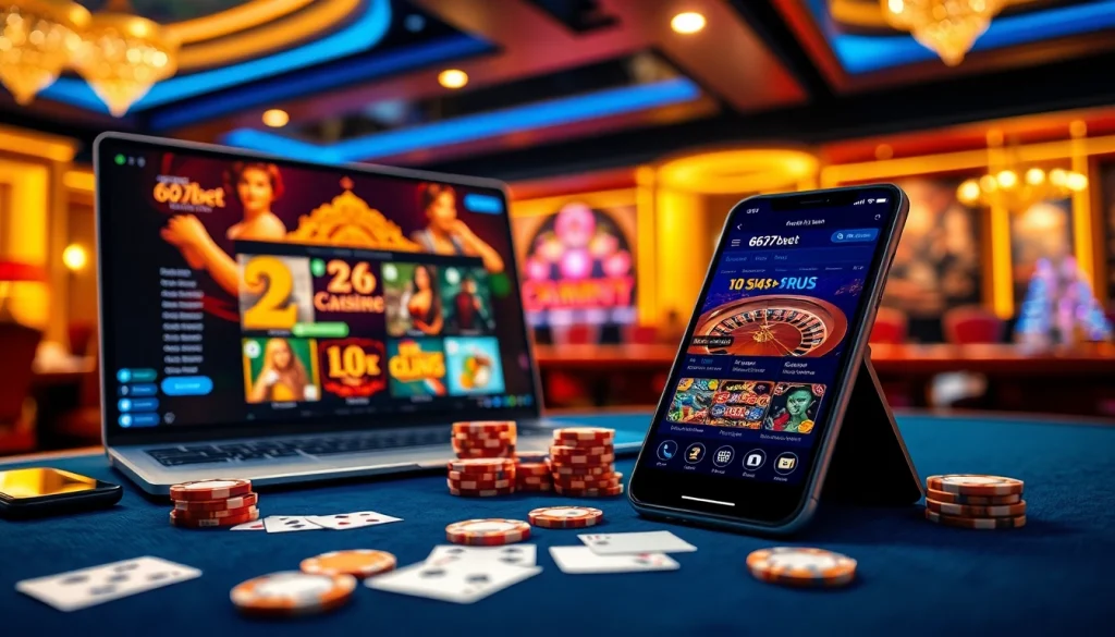 Experience the 667bet App through an exciting online casino atmosphere with high-quality graphics.