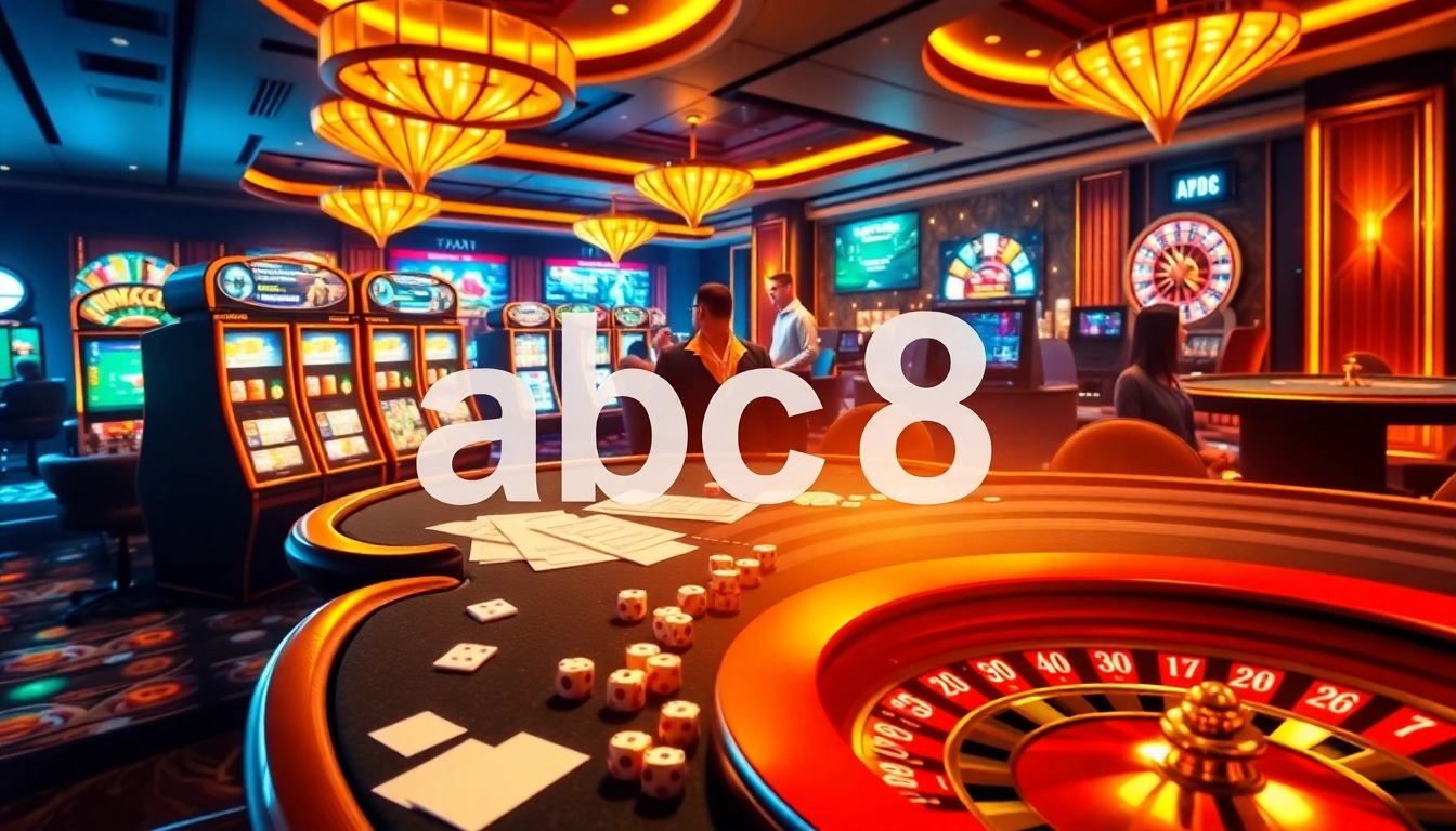 Experience thrilling gameplay with top features at https://abc8.lol/ including casino tables and vibrant slot machines.