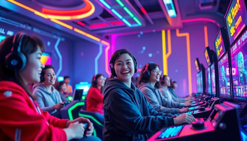 Experience the thrill of LC88 Game in an immersive, vibrant gaming setting.
