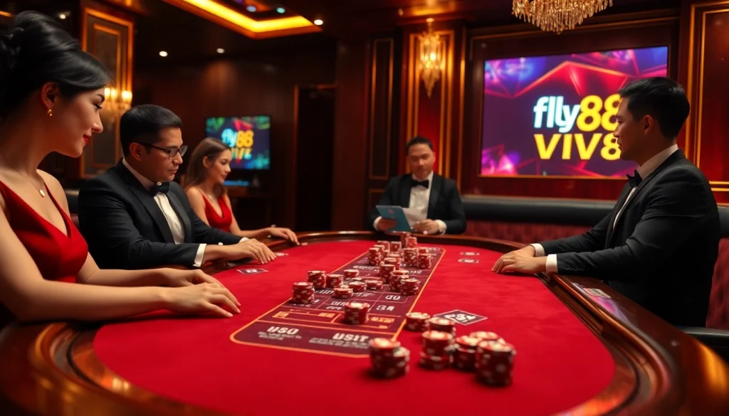 fly88 vip luxurious casino experience with high-stakes table games