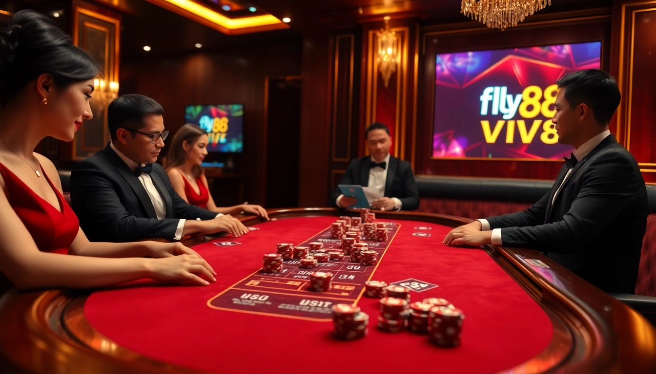 fly88 vip luxurious casino experience with high-stakes table games
