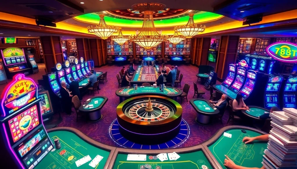 Experience the excitement of gambling at 789BET đăng nhập with vibrant casino visuals.