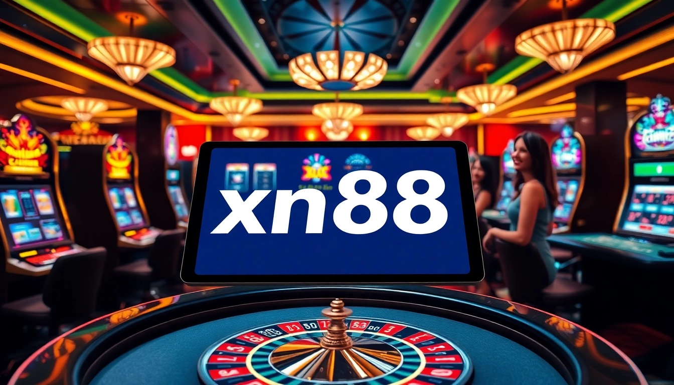 Experience exciting games at xn88 with vibrant slot machines and engaging casino tables.
