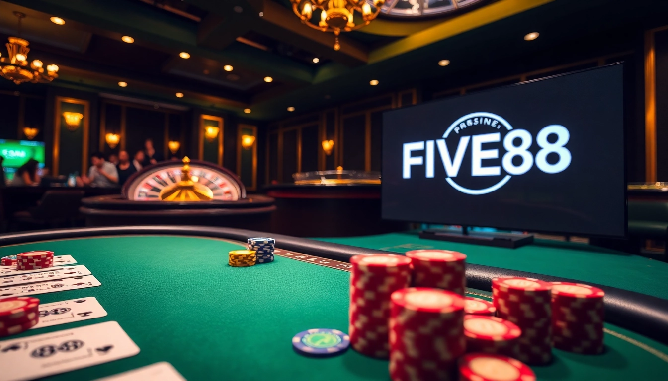 Experience the excitement of FIVE88 with vibrant casino games and thrilling betting action.