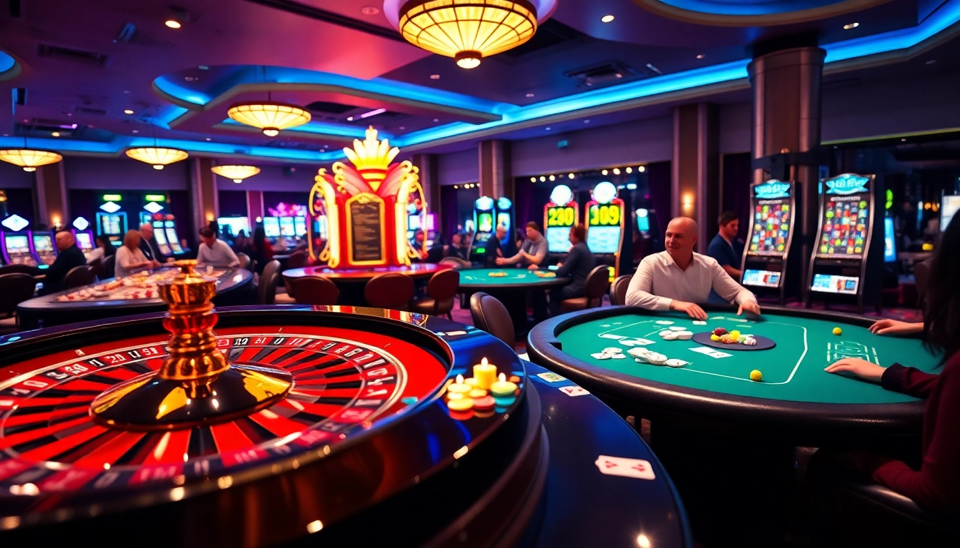Experience thrilling gameplay at usbet with vibrant casino tables and intense poker action.