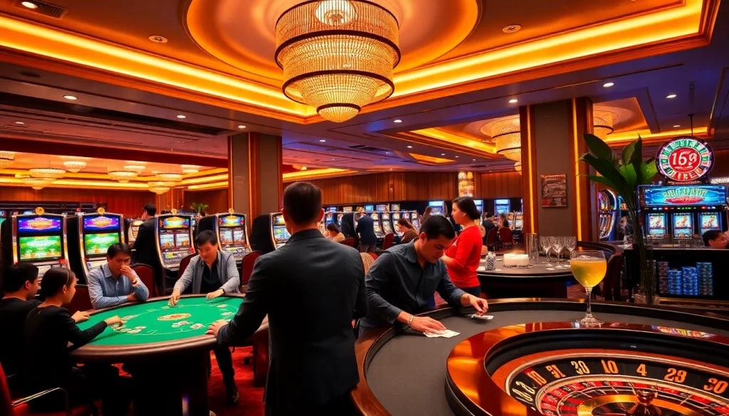 Experience the thrill of gambling at Nohu's luxurious casino tables, with vibrant games and cocktails.