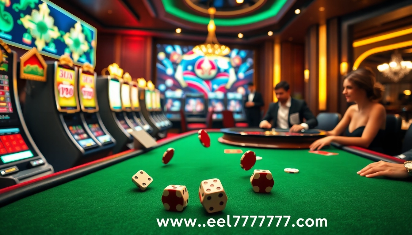 Experience the thrill of winning at https://www.eejl77777.com/ with vibrant casino visuals showcasing games and excitement.