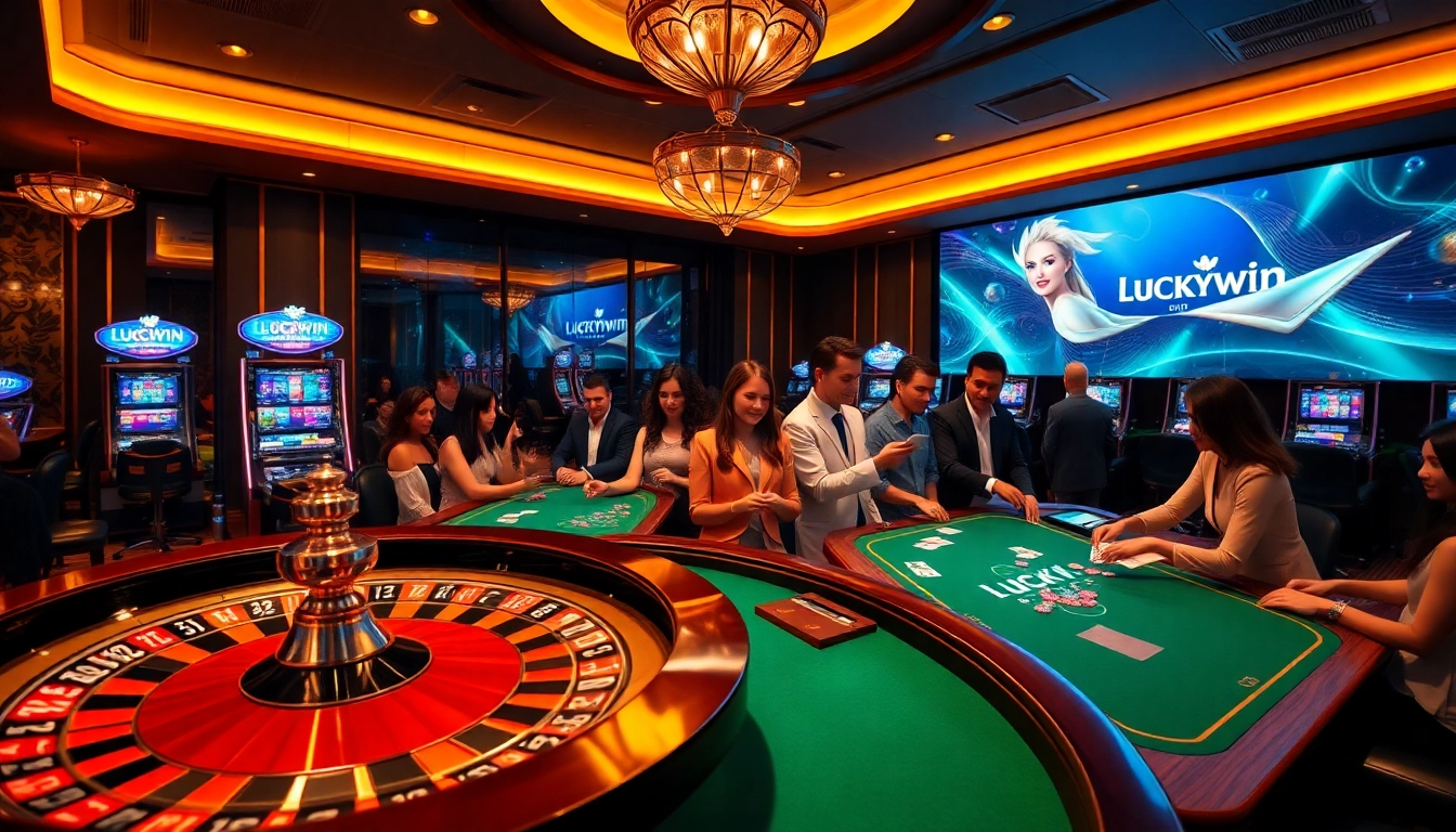 Experience exhilarating gaming at Luckywin's vibrant online casino.