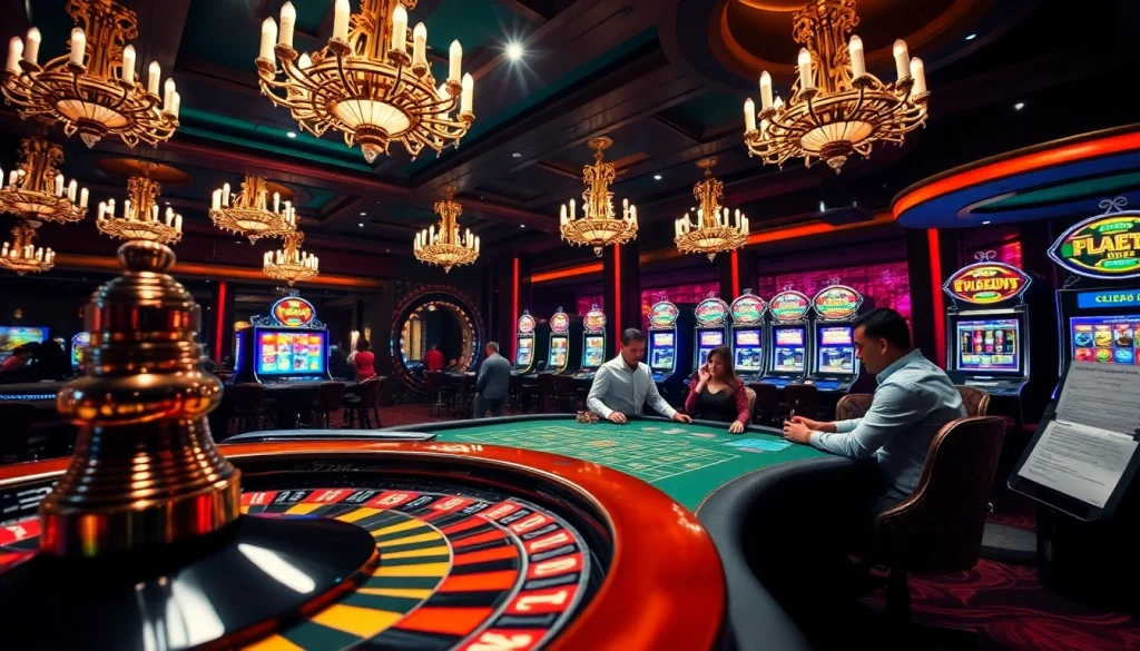 Experience the thrill of gameplay at https://8fly886.com/ with vibrant casino interiors and exciting roulette action.
