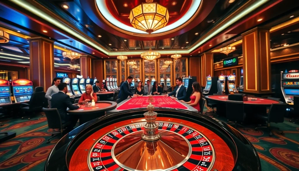 Experience the thrill of online gambling at ok789.com, featuring luxurious casino elements and exciting gameplay.