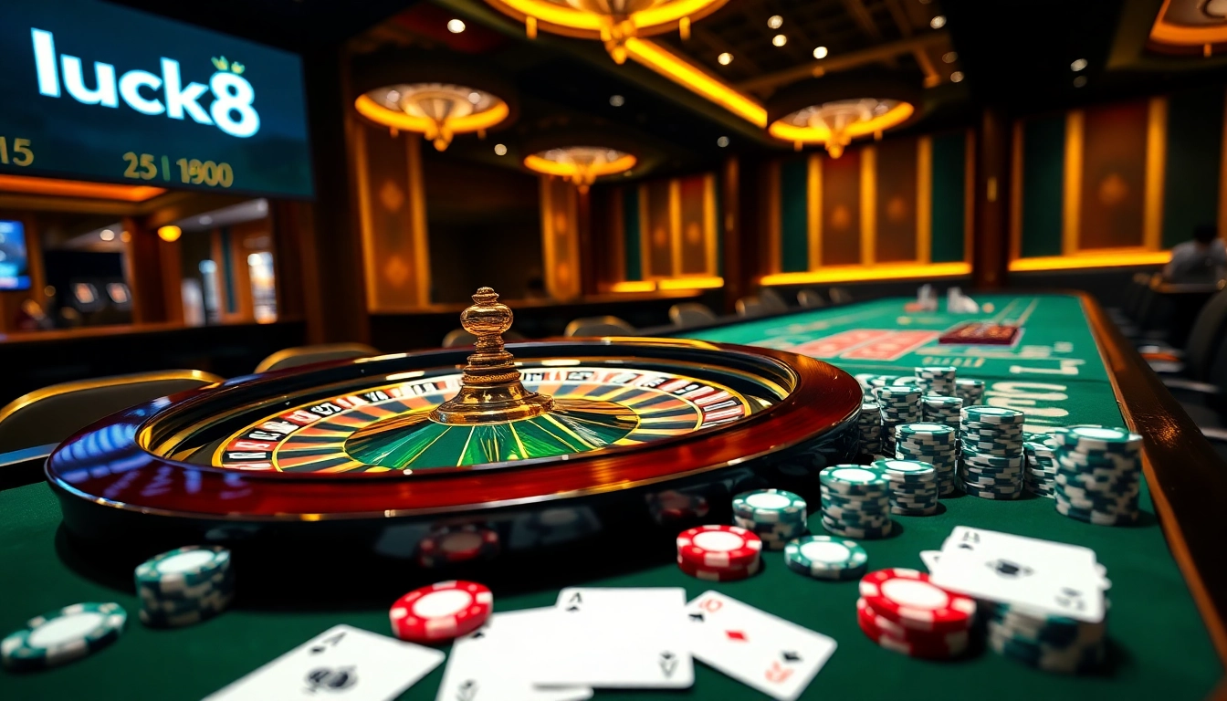 Experience high-stakes excitement at luck8 with thrilling casino games and vibrant visuals.