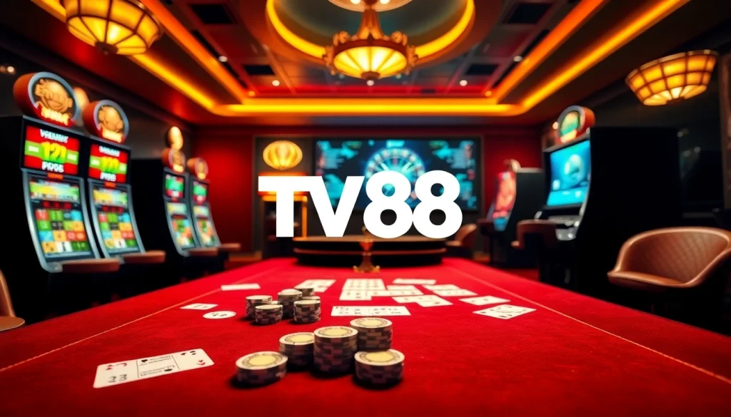 Engage with TV88's exciting online casino offering slots, tables, and dynamic gameplay.