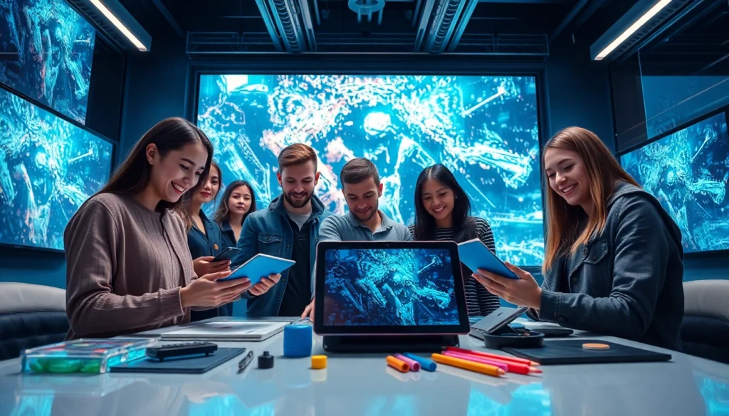 Immersive NSFW AI image generation in a modern digital workspace showcasing diverse creators.