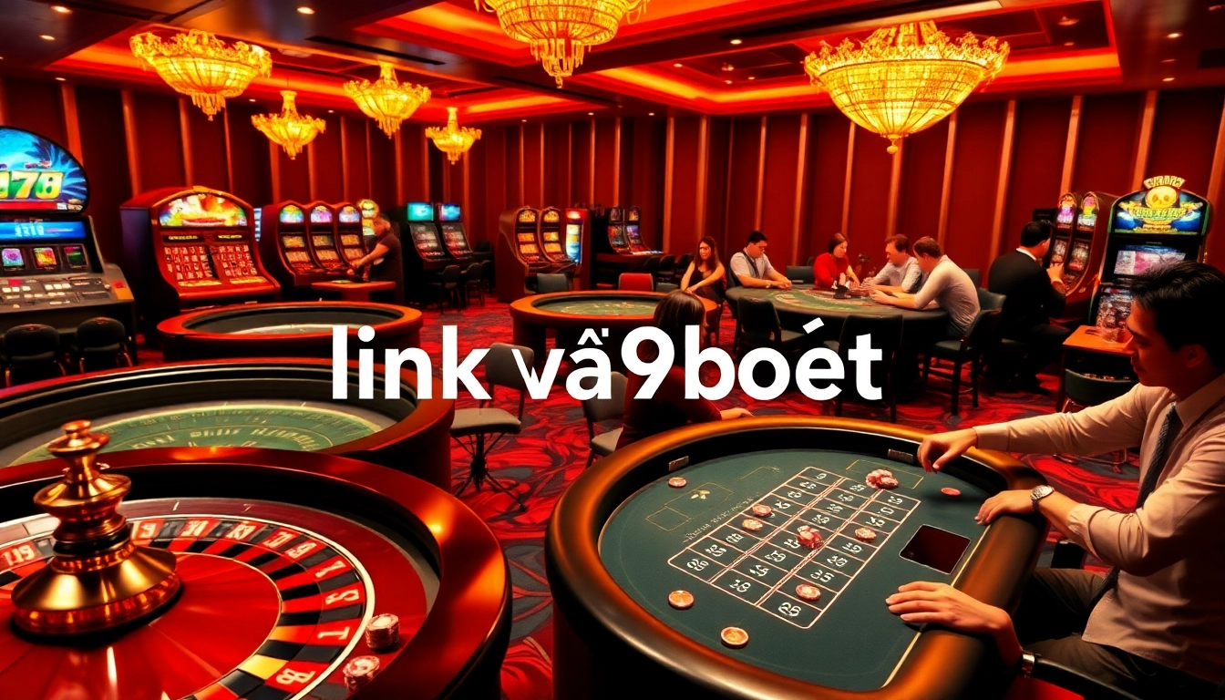 Engage in thrilling gameplay as you discover link vào i9bet in a vibrant casino setting.