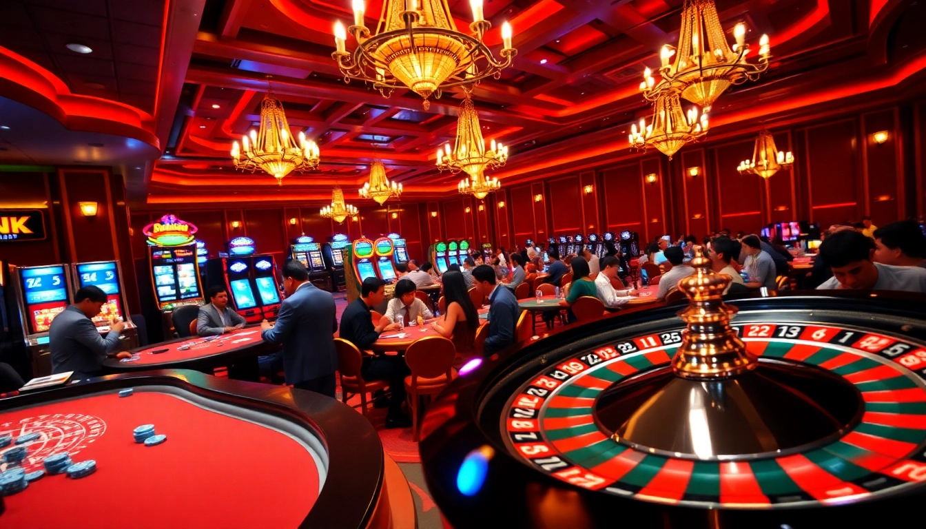 Experience thrilling gameplay at okking.group with vibrant casino action, roulette, and poker excitement.