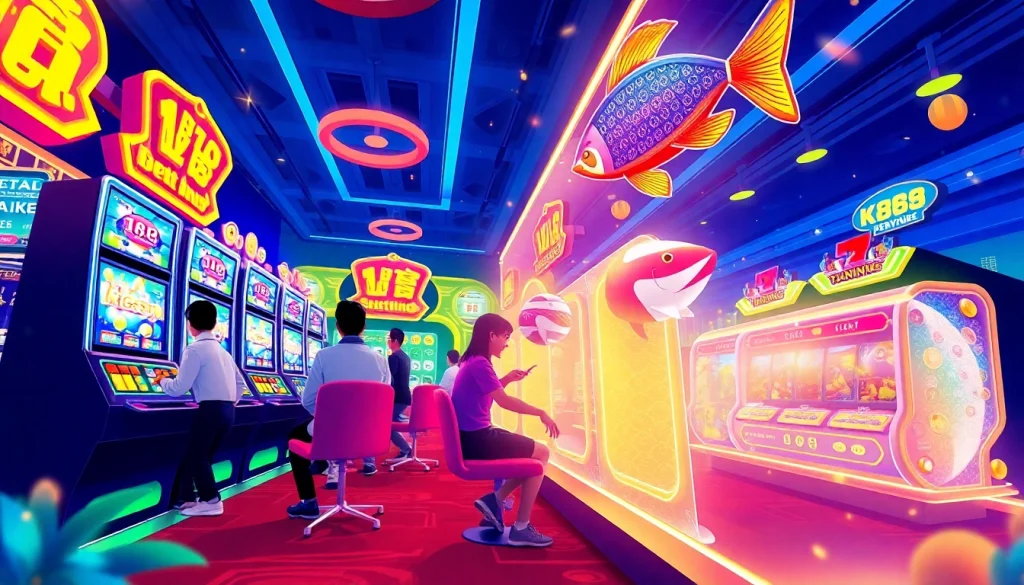K88 online gambling platform featuring vibrant games and 3D graphics.
