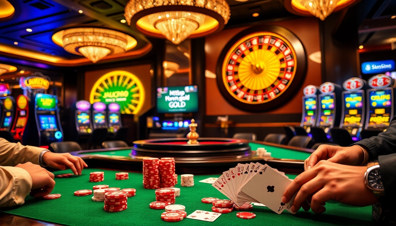 Experience excitement at http://33winn.gold/ with professionals playing poker in a luxury casino setting.