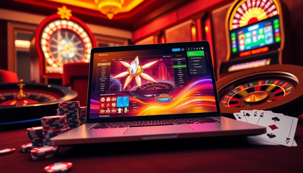Experience the excitement of nhà cái xin88 with poker chips and vibrant casino elements.