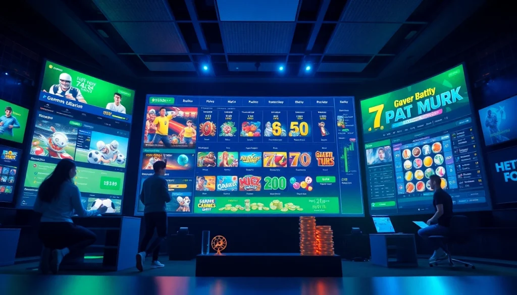 Exciting gaming interface of TG88 showcasing diverse gaming options and user engagement.