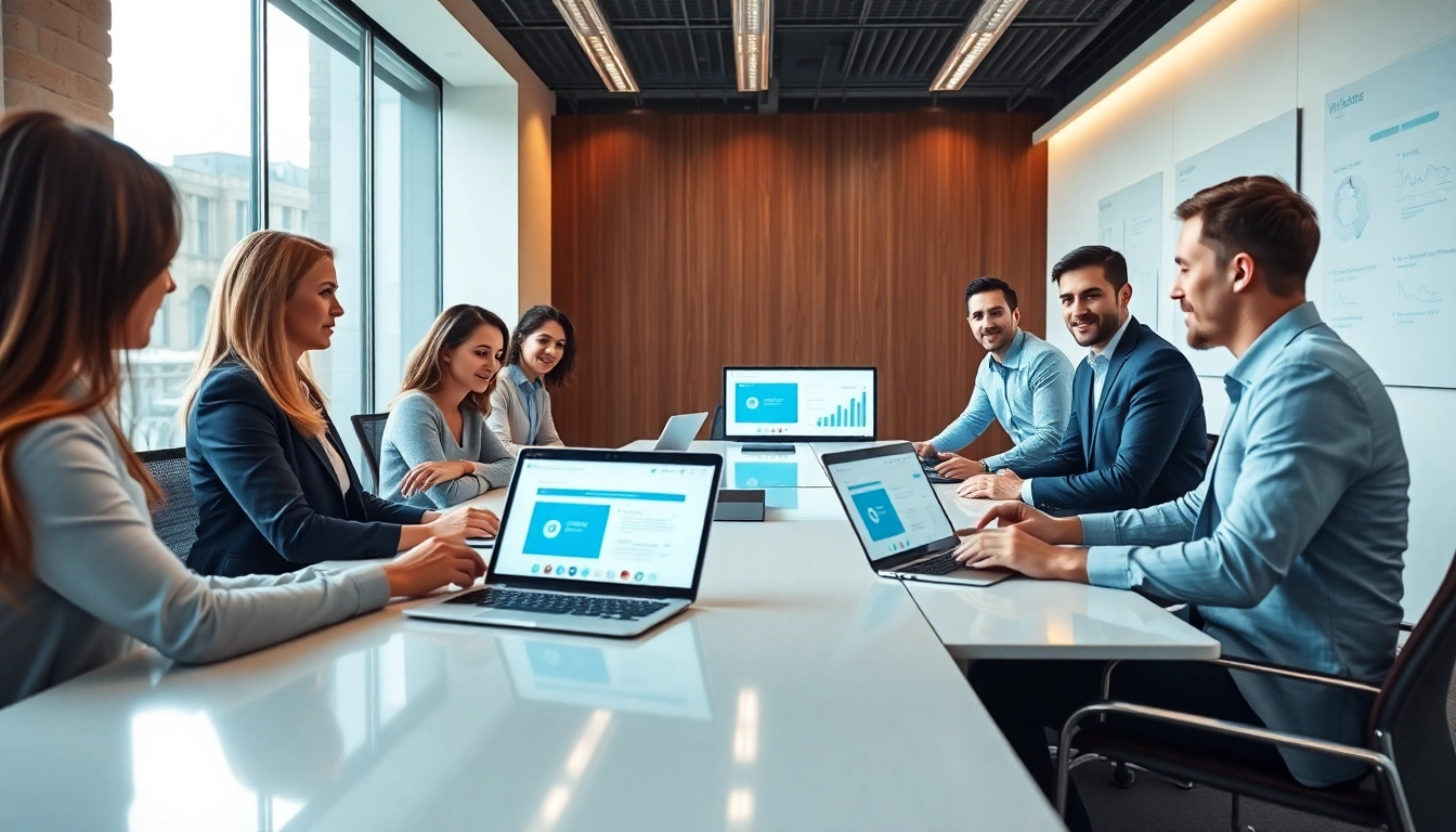 在现代办公室中使用 WPS Office 套件进行高效文档编辑与团队协作。