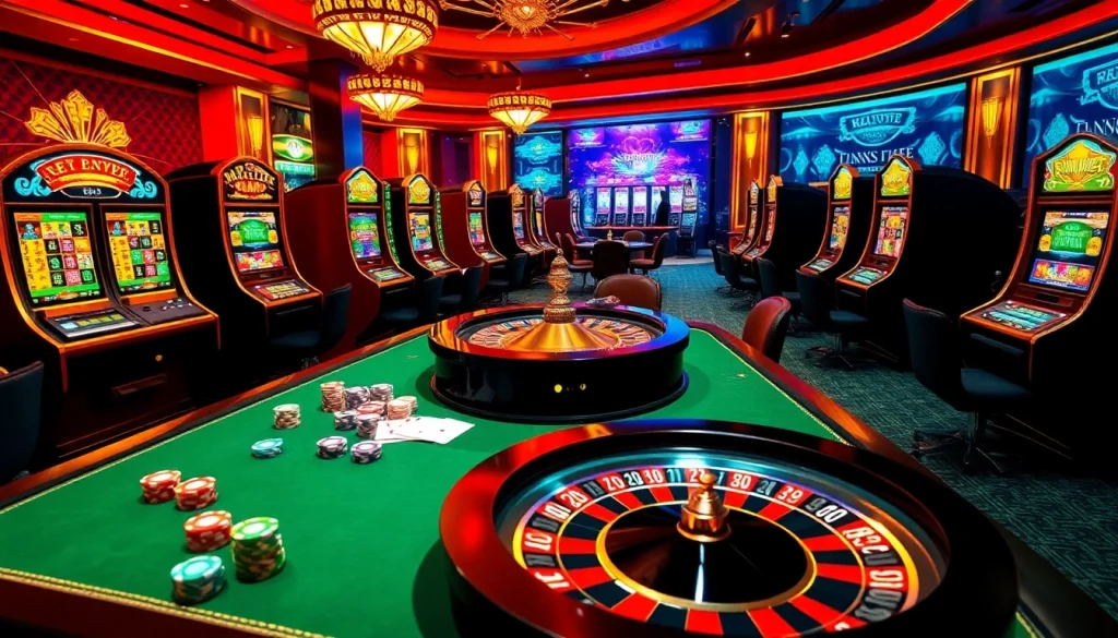 This visual depicts an exciting online gambling experience at https://88vv.help/, showcasing poker chips, cards, and a roulette wheel.