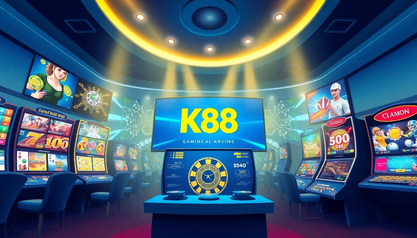 K88 gaming platform featuring diverse online games and user-friendly interface for thrilling entertainment.