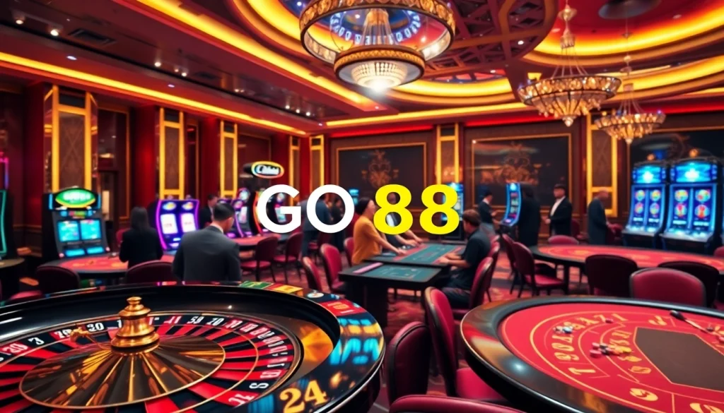 Experience thrilling gameplay at GO 88 with engaging roulette, poker, and slot machines.