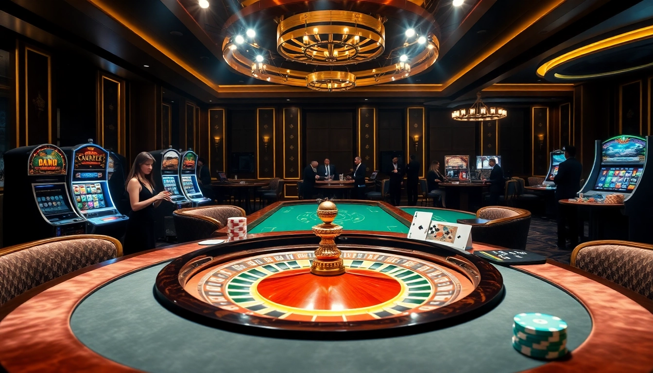 Experience the thrilling atmosphere of gambling at https://vaobet.jp.net/ with players celebrating wins at a luxurious casino table.