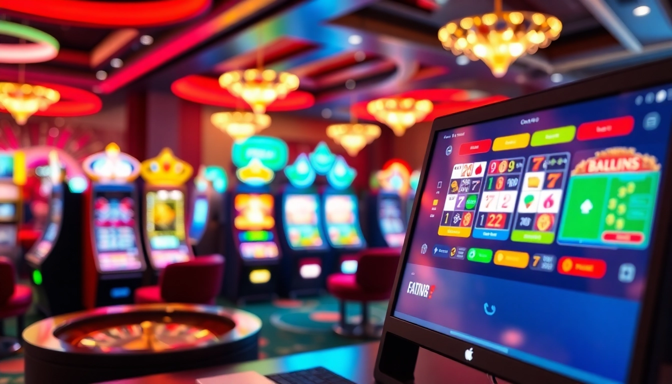 Find the meilleur casino en ligne belgique with engaging visuals of online gaming excitement.