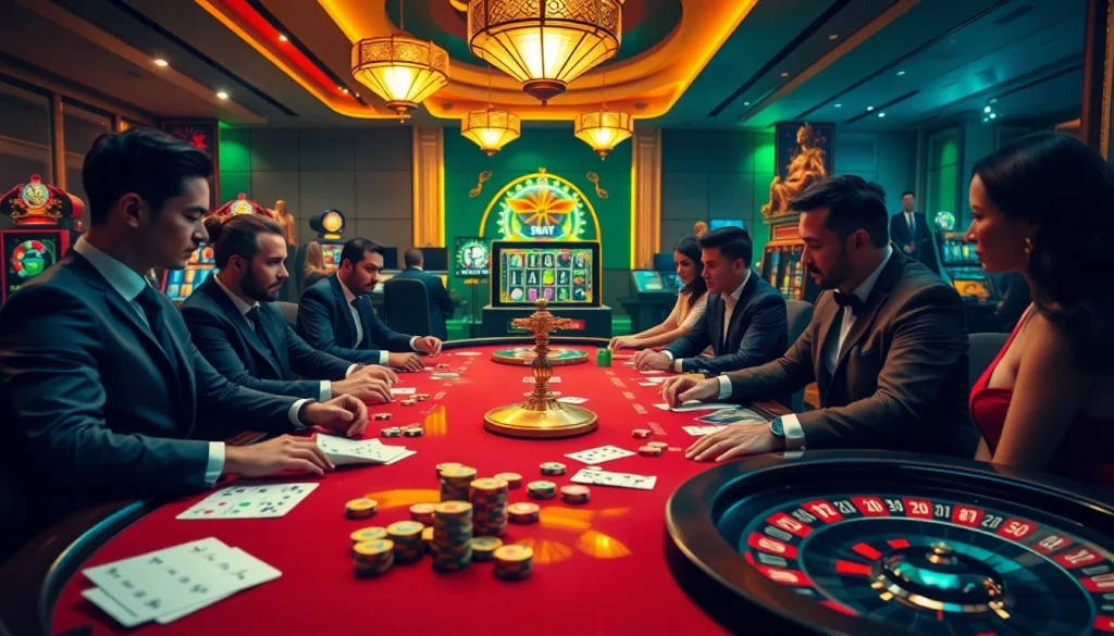 Experience thrilling gaming moments at https://i9bet.ren/ with high-stakes poker and vibrant slot machines.