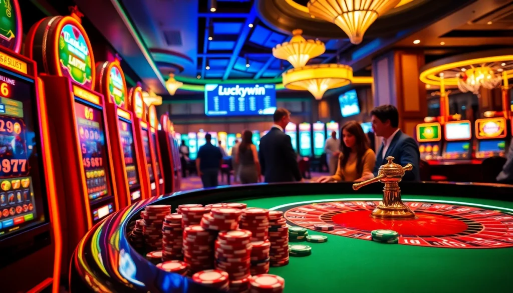 Experience the excitement of winning with the latest luckywin result at a vibrant casino.