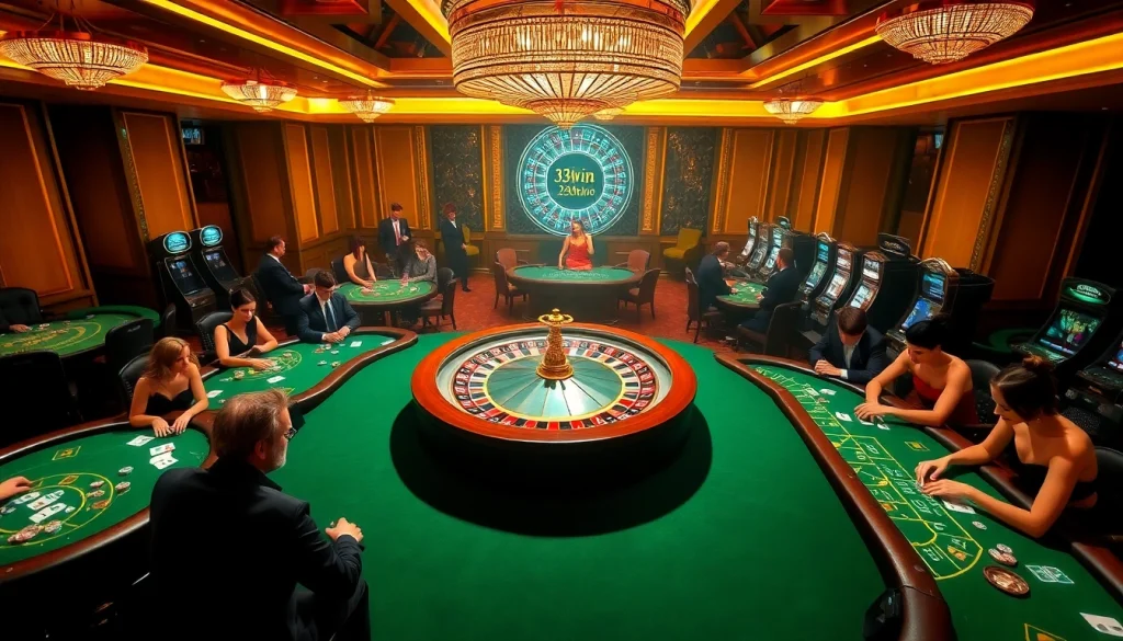 Engage in thrilling casino games at 33win with vibrant tables and excitement.