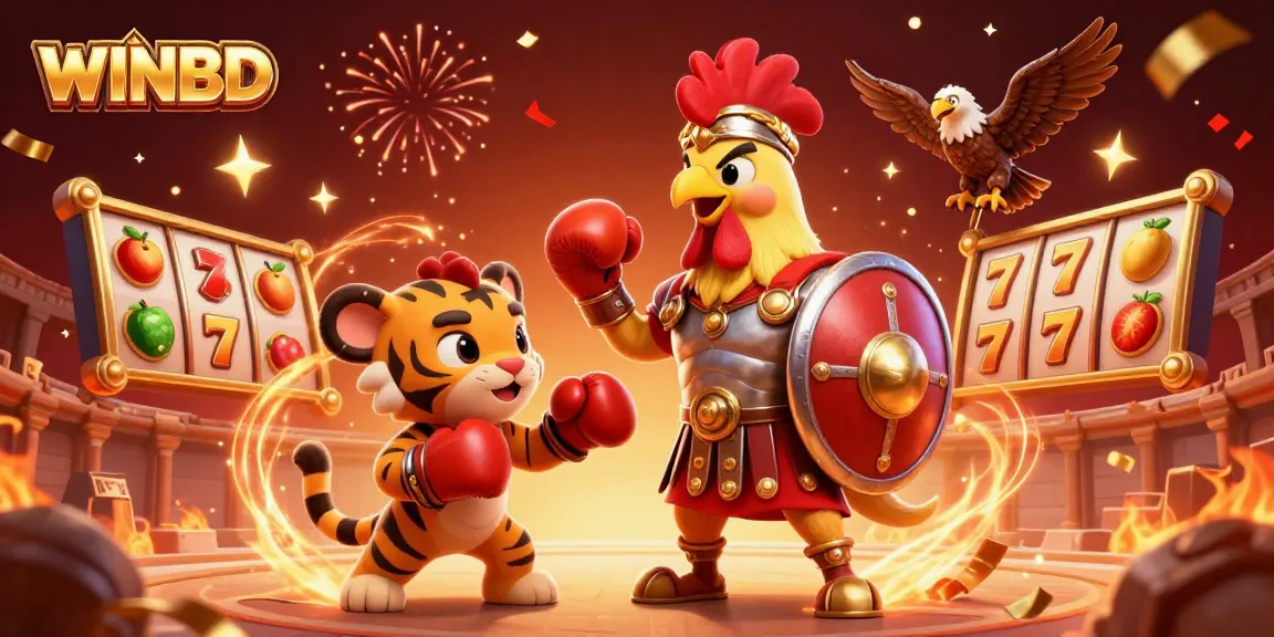 Experience thrilling games and slots with WINBD at a dynamic casino setting.