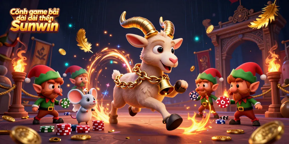 Experience thrilling moments at Cổng game bài đổi thưởng Sunwin with animated characters and vibrant casino elements.