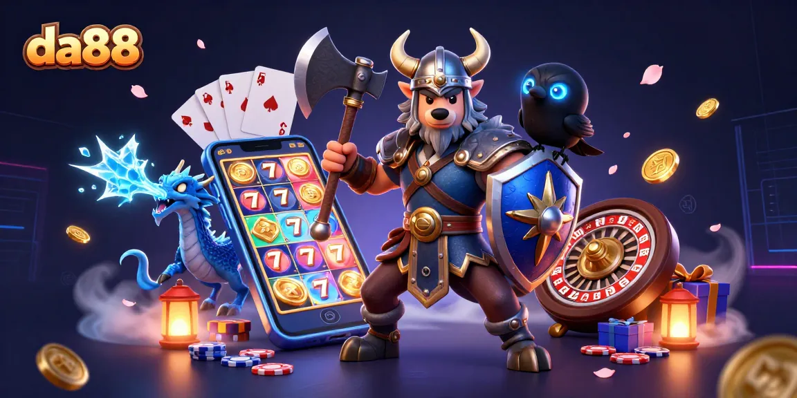 Spin to win at da88 with enchanting characters and captivating casino games in 3D!